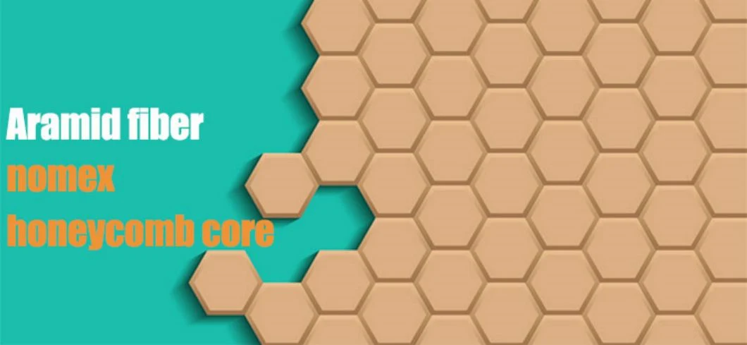 Aramid Paper High Performance Brown Hexagon High Density Honeycomb